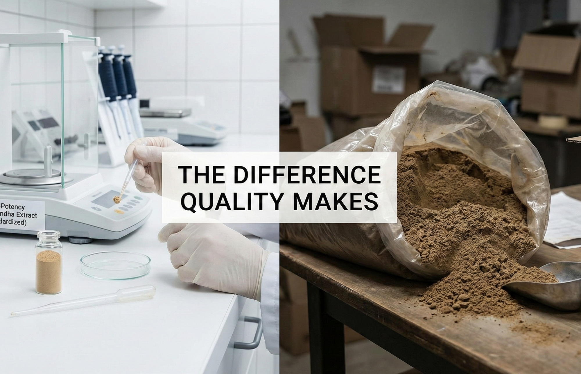 KSM-66 vs Generic Ashwagandha: The Withanolide Gap
