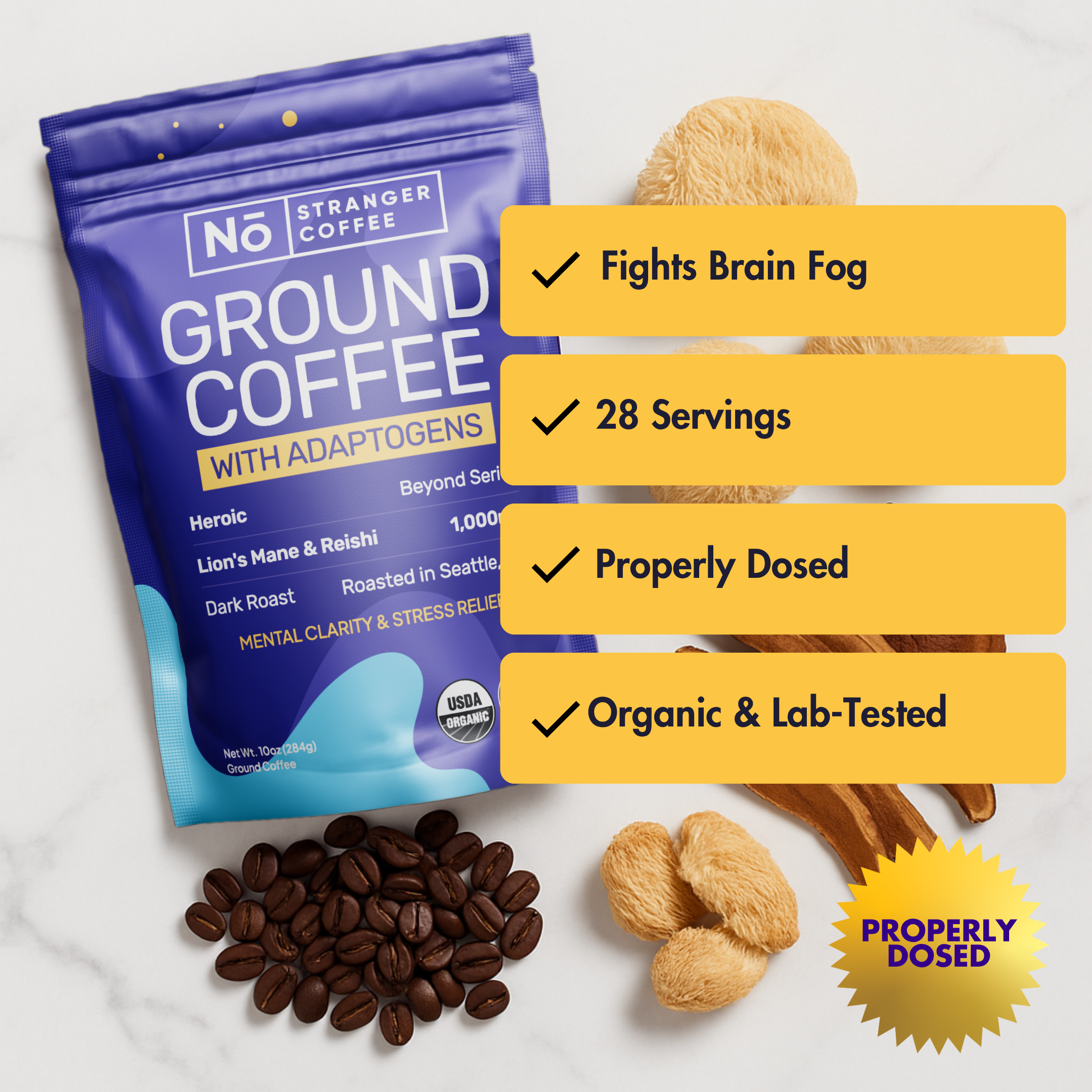 Heroic Mushroom Coffee