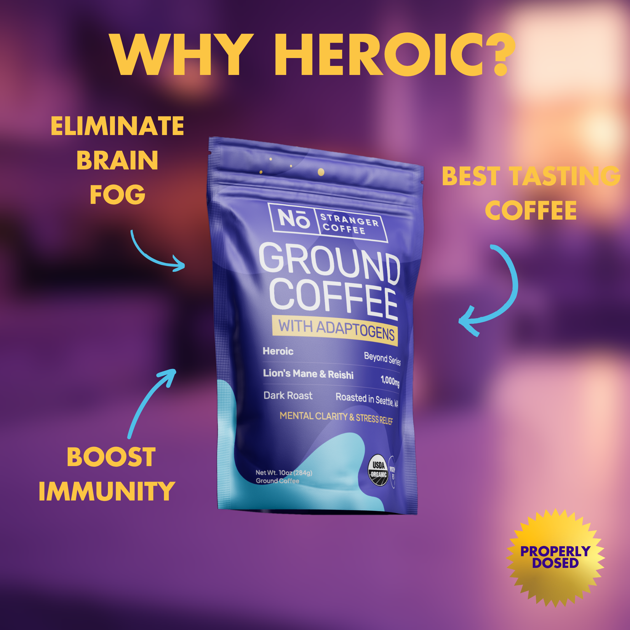 Heroic Mushroom Coffee